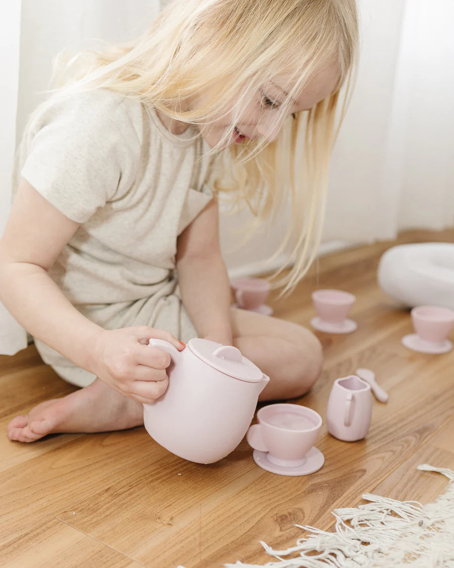 Silicone Tea Play Set in Primrose Pink