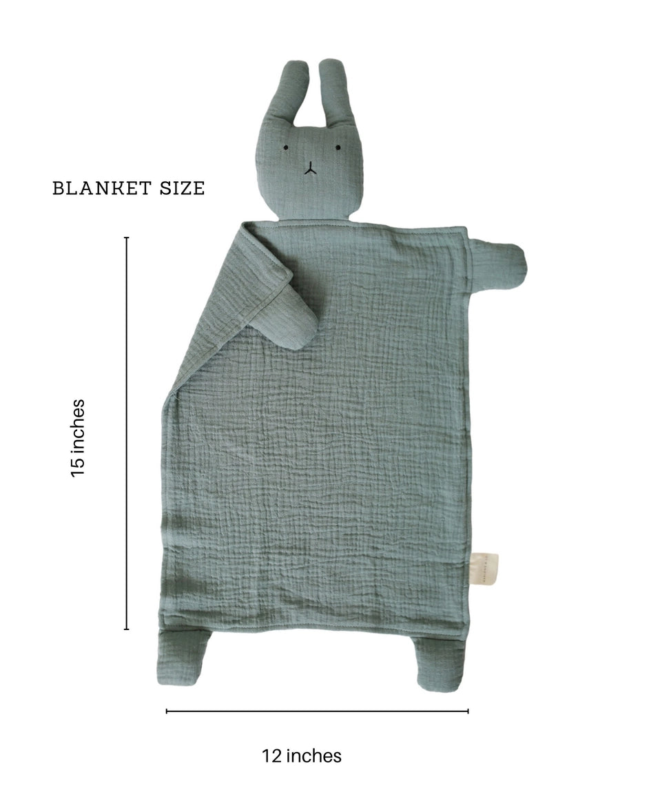 Organic Lovey Bunny Blankets