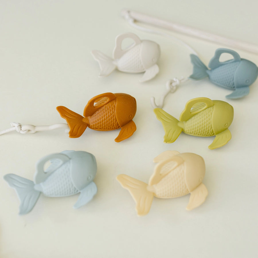 Fishing Play Set - Silicone and Wood