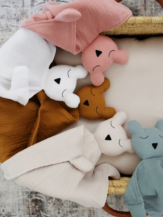 Organic Lovey Bear Blankets