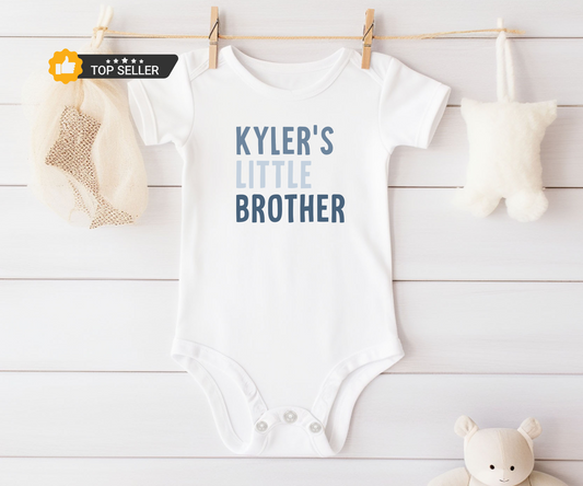 Custom Little Brother Bodysuit - Baby and Toddler Graphic Tees