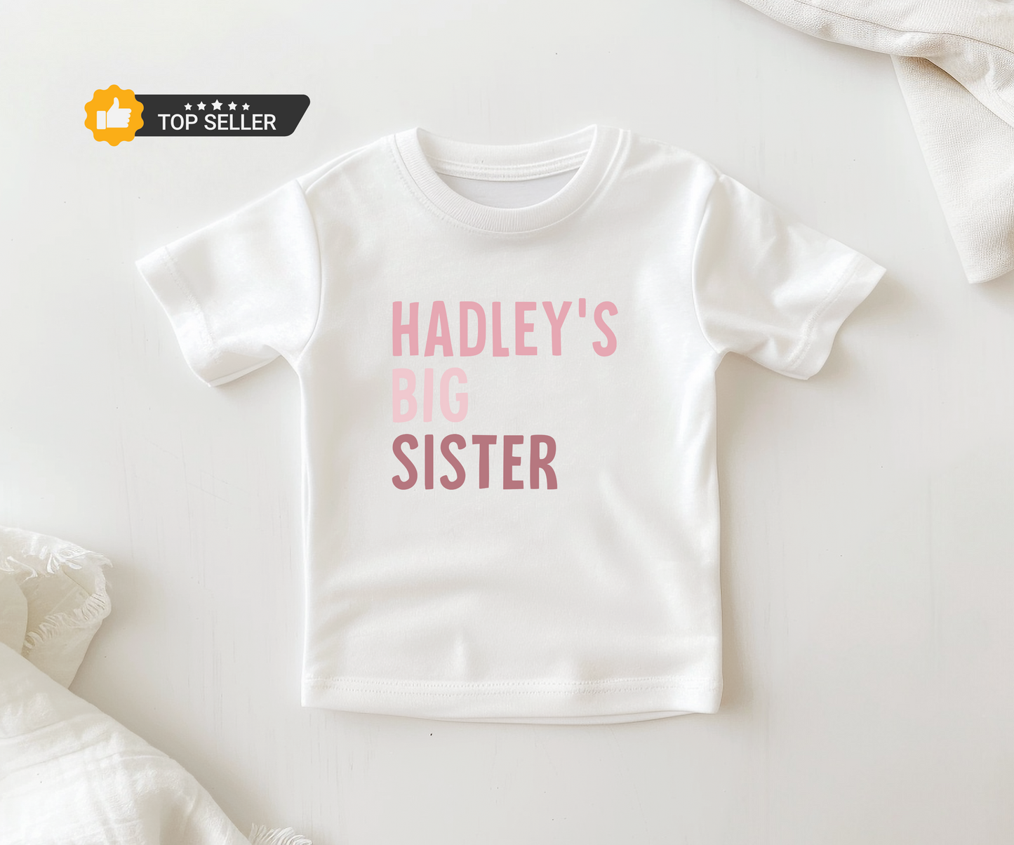 Custom Sister Tee - Baby and Toddler Graphic Tees