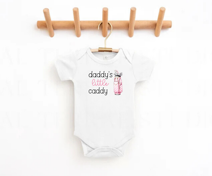 Daddy's Little Caddy Baby Bodysuit - Toddler & Youth Golf Tee