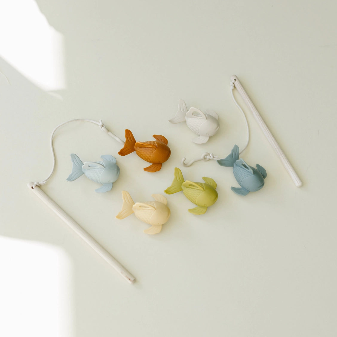 Fishing Play Set - Silicone and Wood