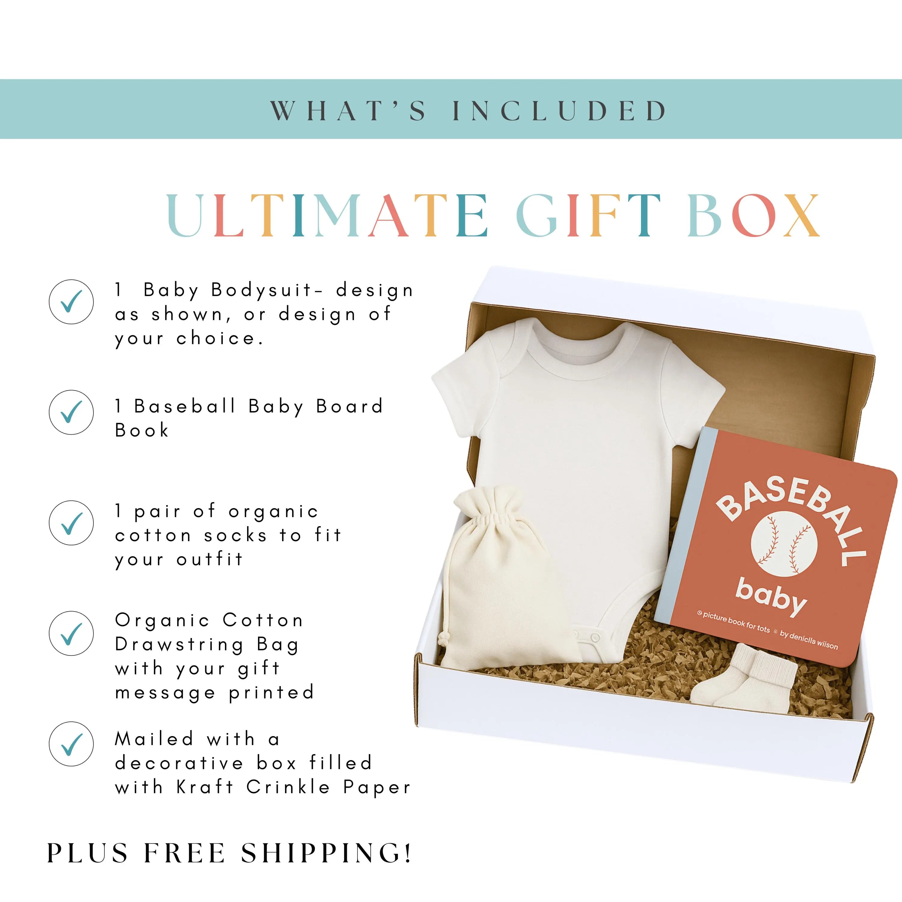 Baseball Baby Gift Bundle